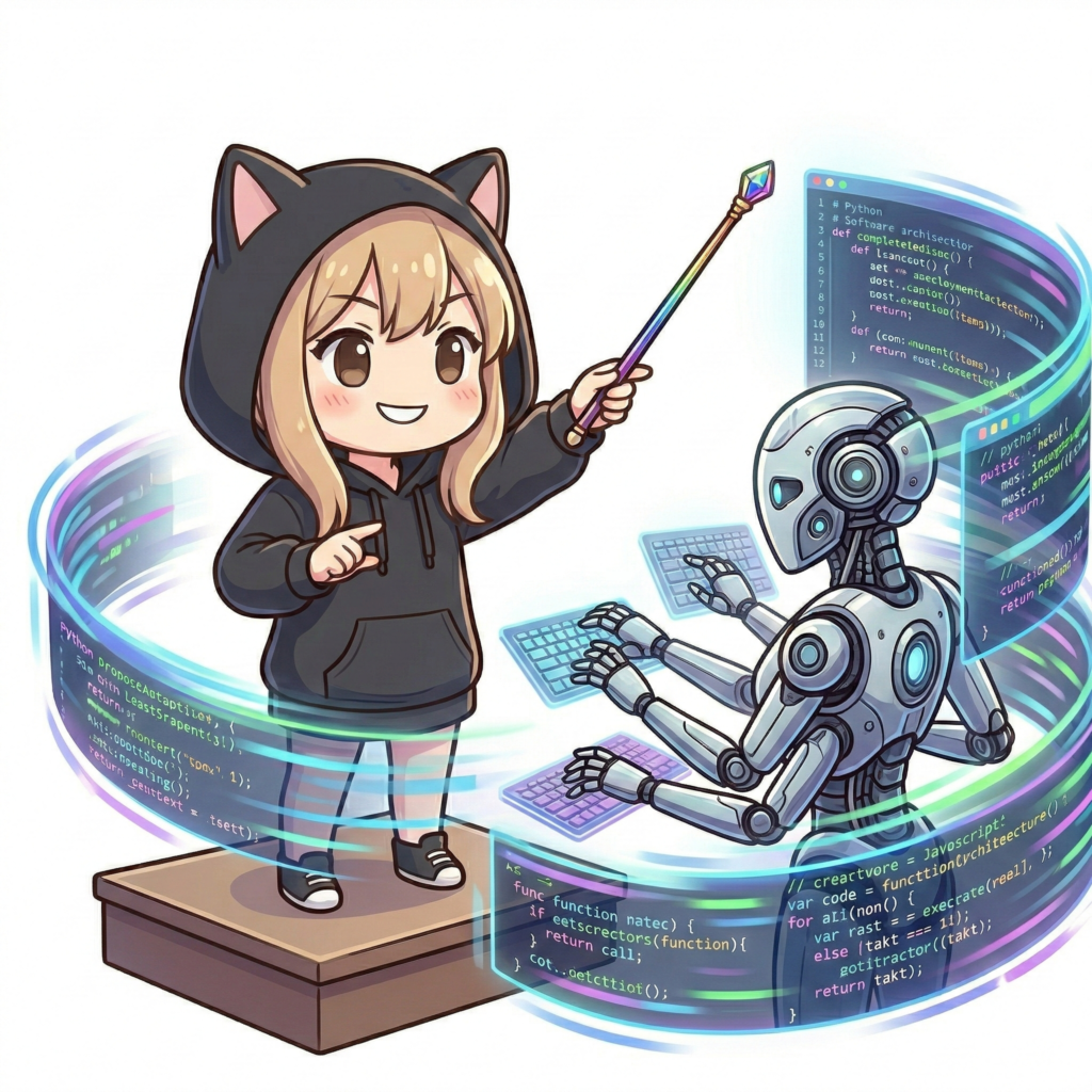 投稿主がAIを使いこなす様子